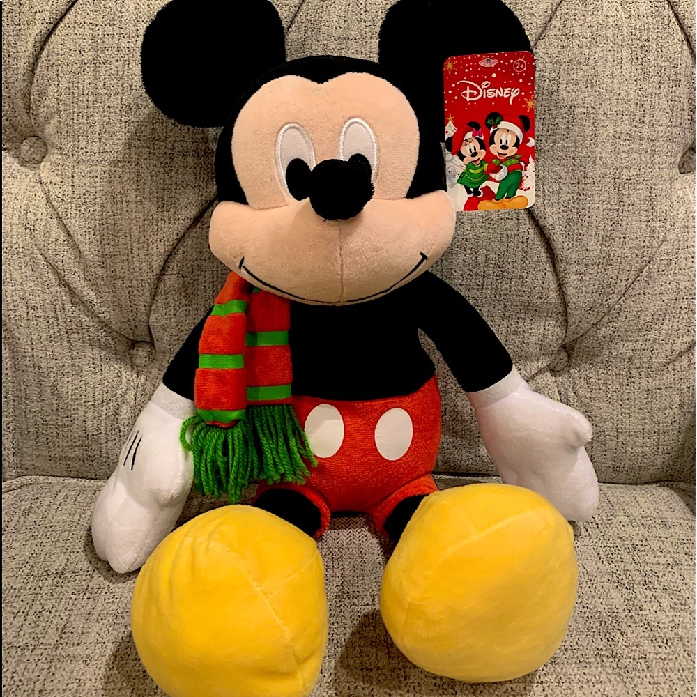 Exclusive Disney Mickey Mouse Plush (Holiday)